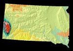 South Dakota Geologic Time Map